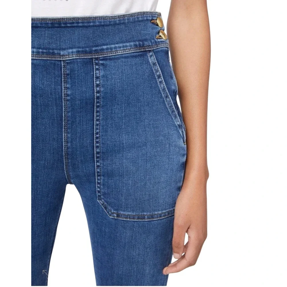 FRAME Le Francoise Flare Sidonia High Rise Jeans LFFF214 Blue 26
